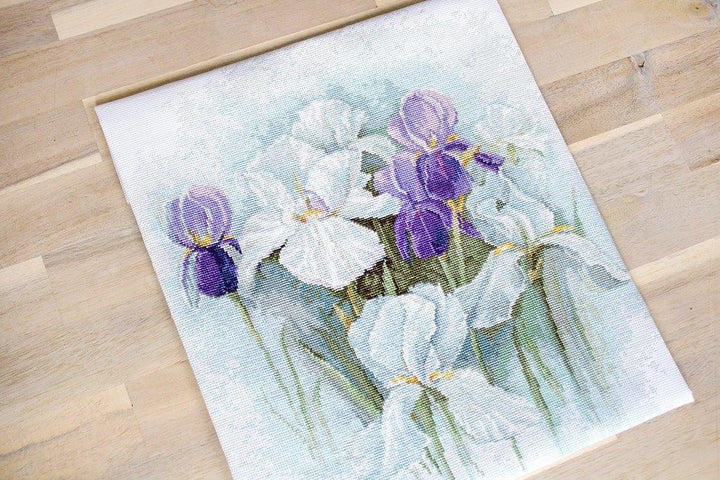 Irises B2367L Counted Cross-Stitch Kit