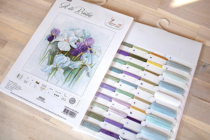 Irises B2367L Counted Cross-Stitch Kit