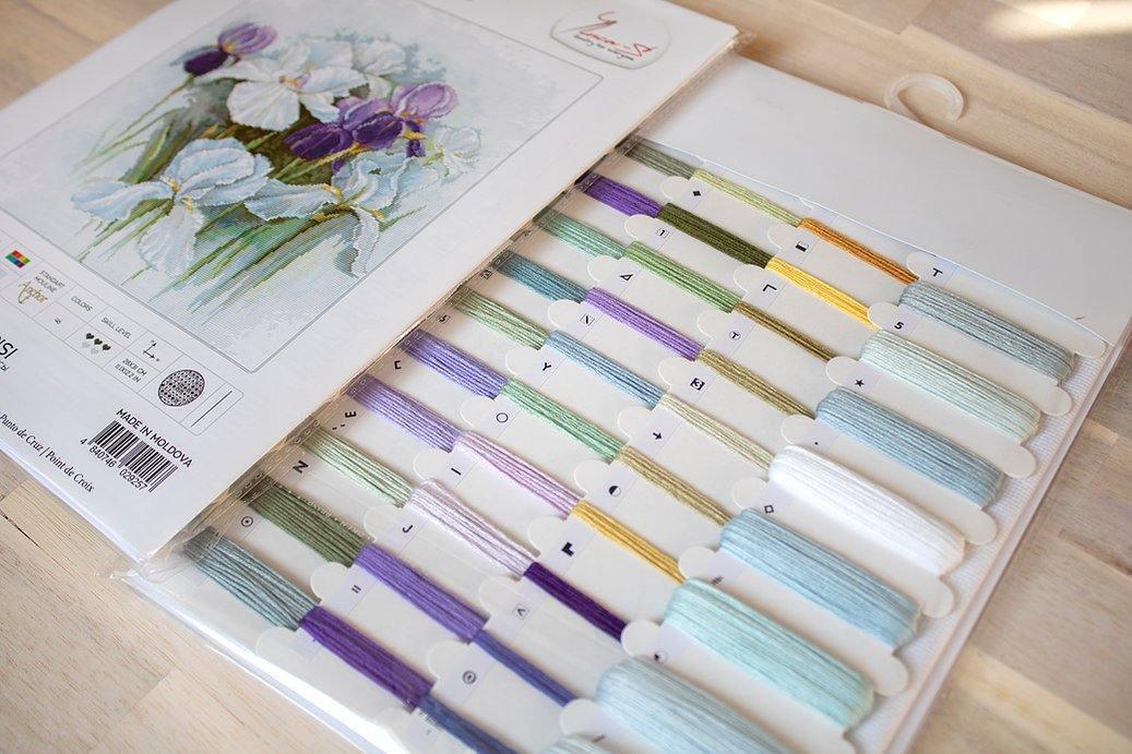 Irises B2367L Counted Cross-Stitch Kit