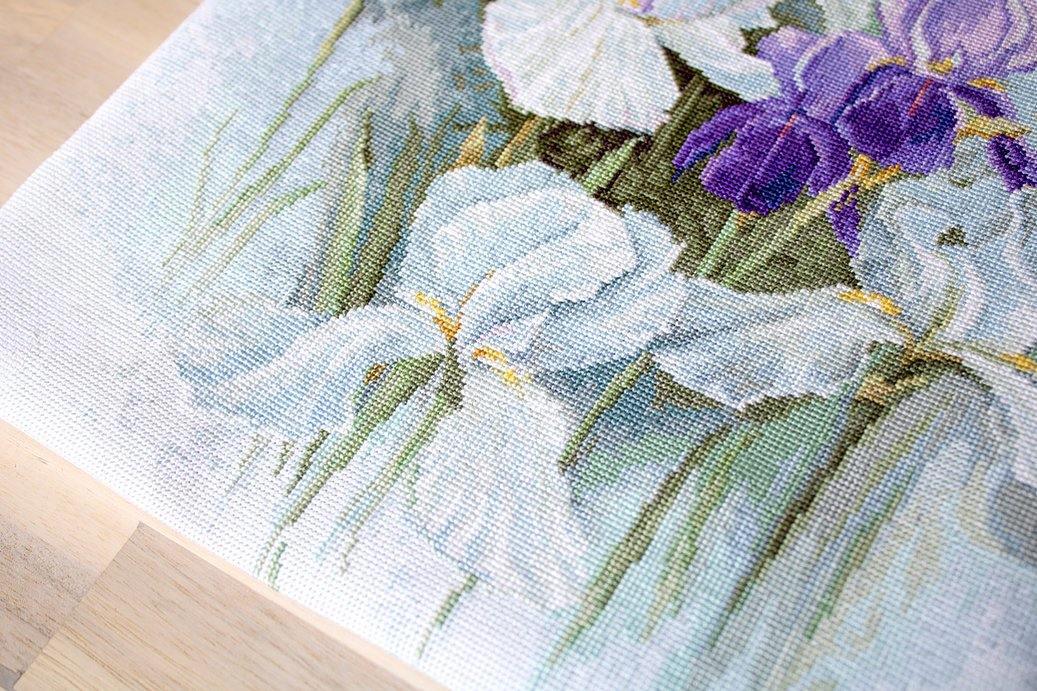 Irises B2367L Counted Cross-Stitch Kit