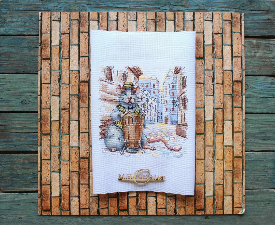 Italian Streets SNV-699 Counted Cross Stitch Kit