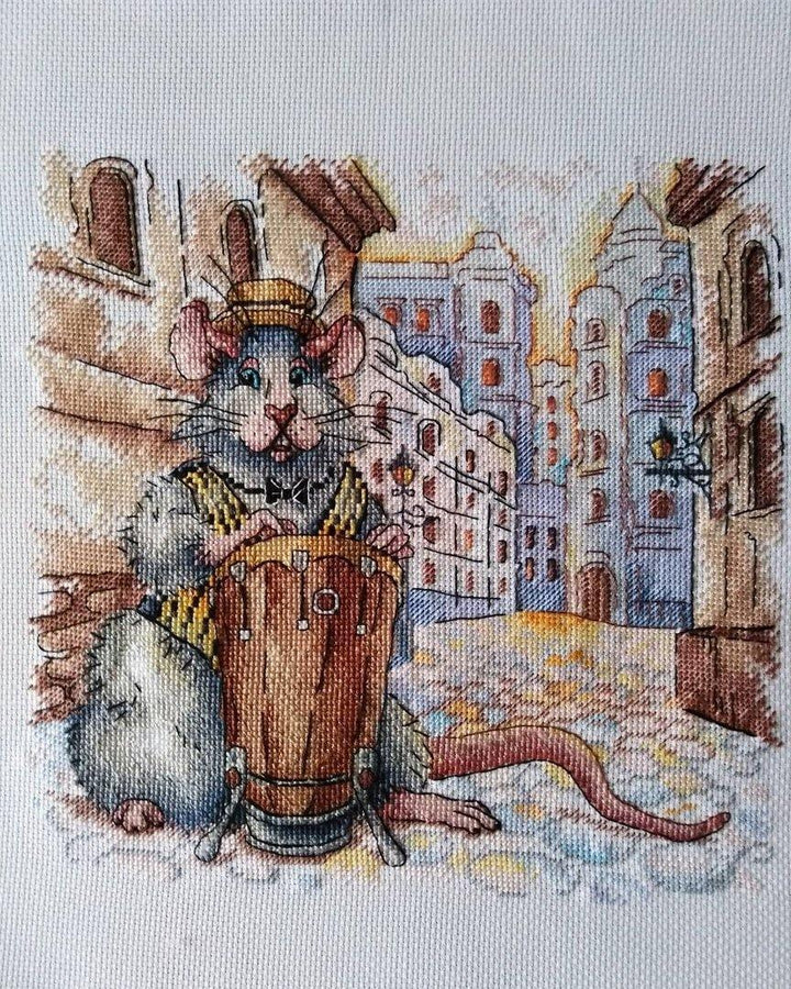 Italian Streets SNV-699 Counted Cross Stitch Kit