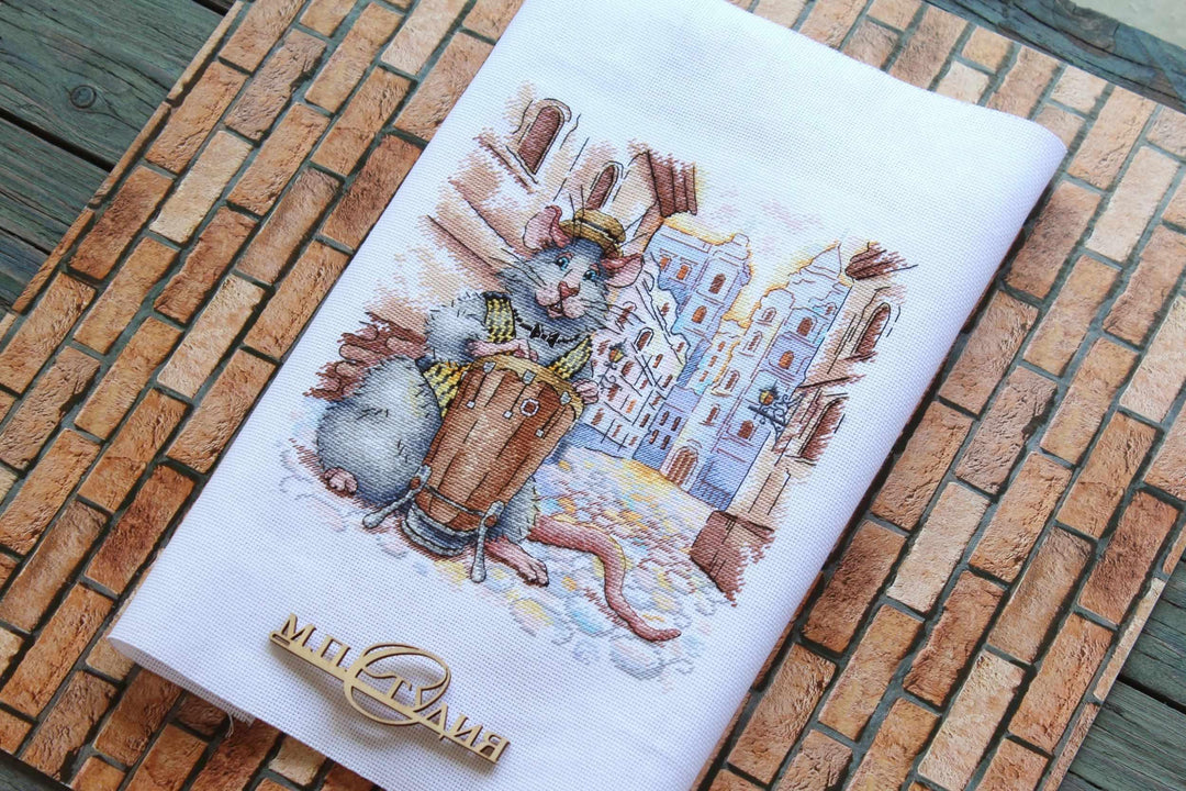 Italian Streets SNV-699 Counted Cross Stitch Kit