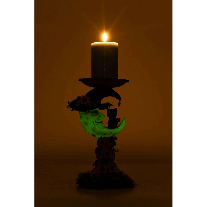 Jacks and Cats Moon Pillar Candle Holder by Katherine's Collection  4