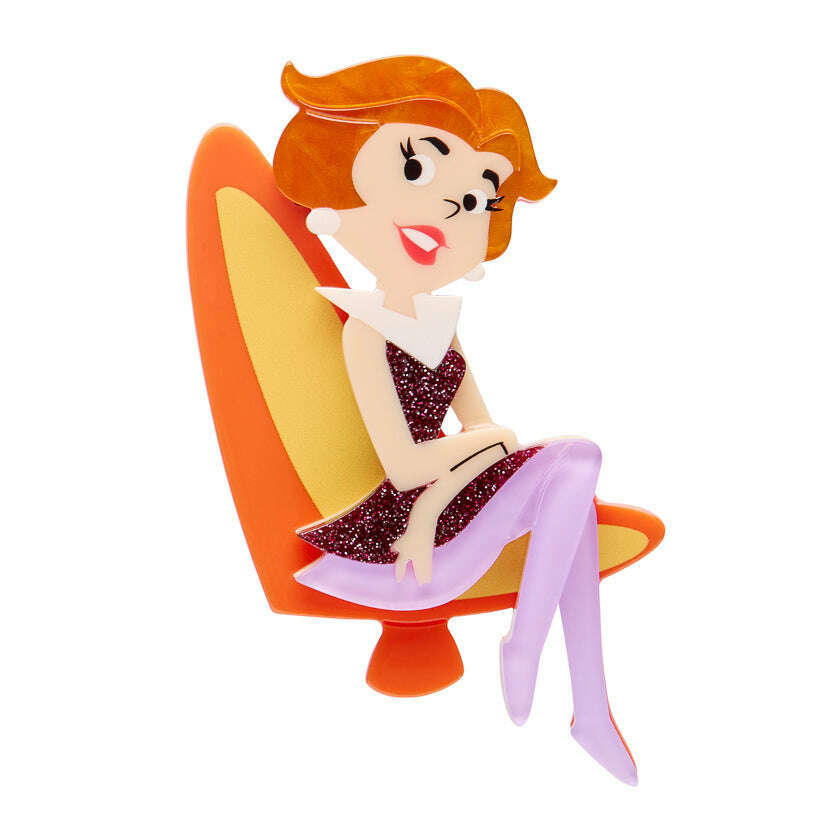 Jane Jetson Brooch by Erstwilder erstwilder