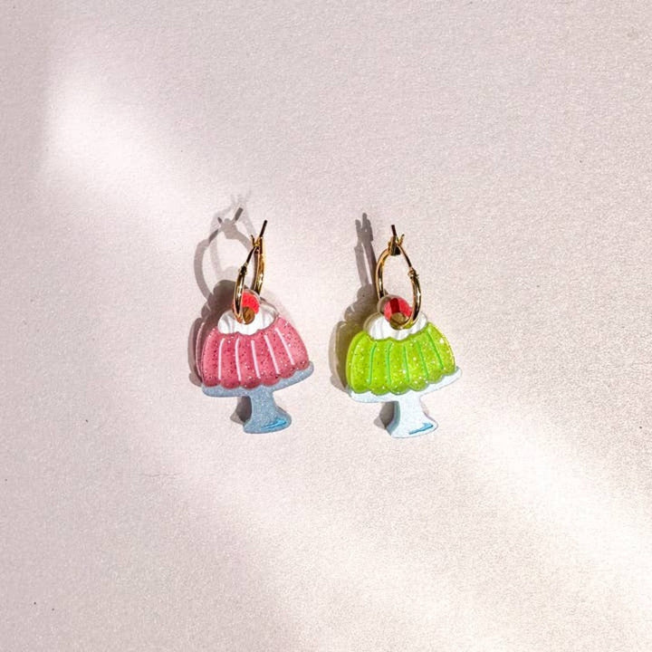 Jello Pudding Earrings 
