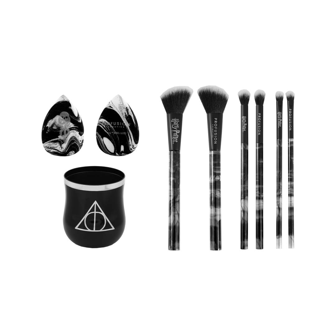 HP Dark Arts | Deathly Hallows™ Blend Makeup Brush & Sponge Set
