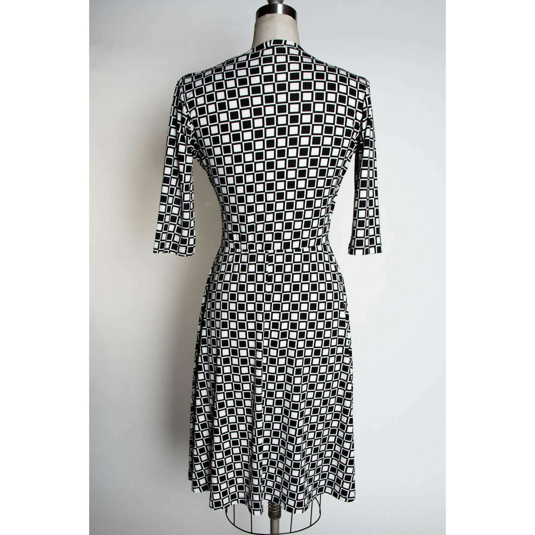 Joanie Knit Dress 3/4 Sleeve - Mod Squad Rib Knit *sale