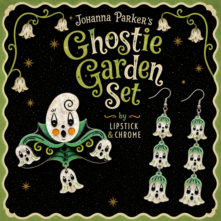 Johanna Parker's Ghostie Garden Set by Lipstick & Chrome - SHIPS AUGUST