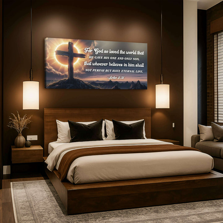 John 3:16: For God So Loved The World Faith Sign VII