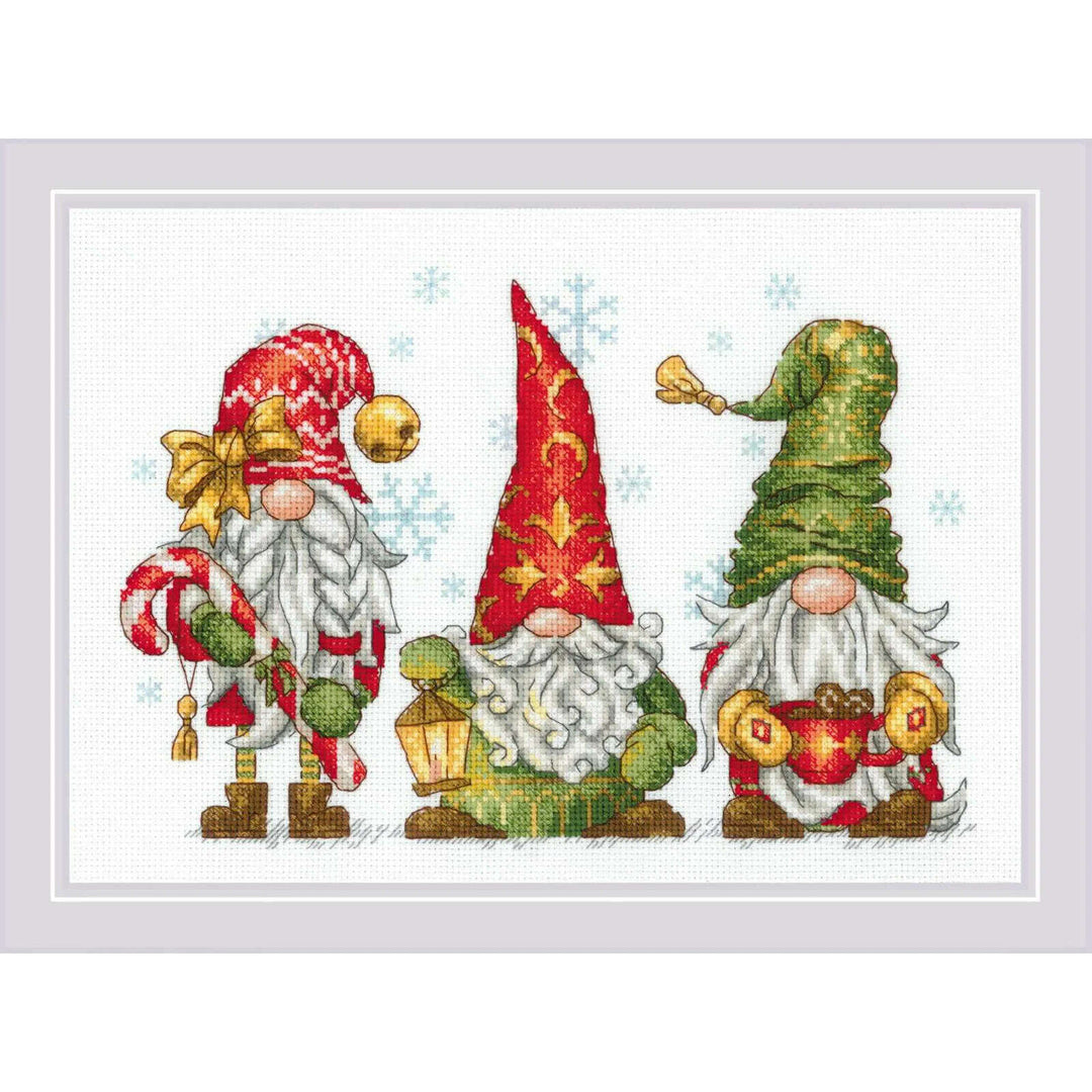 Jolly Gnomes R2234 Counted Cross Stitch Kit