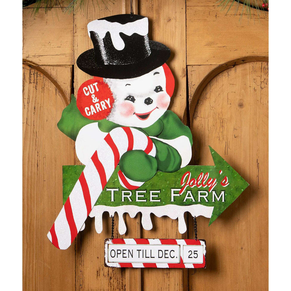 Jolly's Tree Farm Sign by Bethany Lowe Designs, image 2