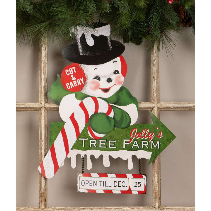 Jolly's Tree Farm Sign by Bethany Lowe Designs, image 3