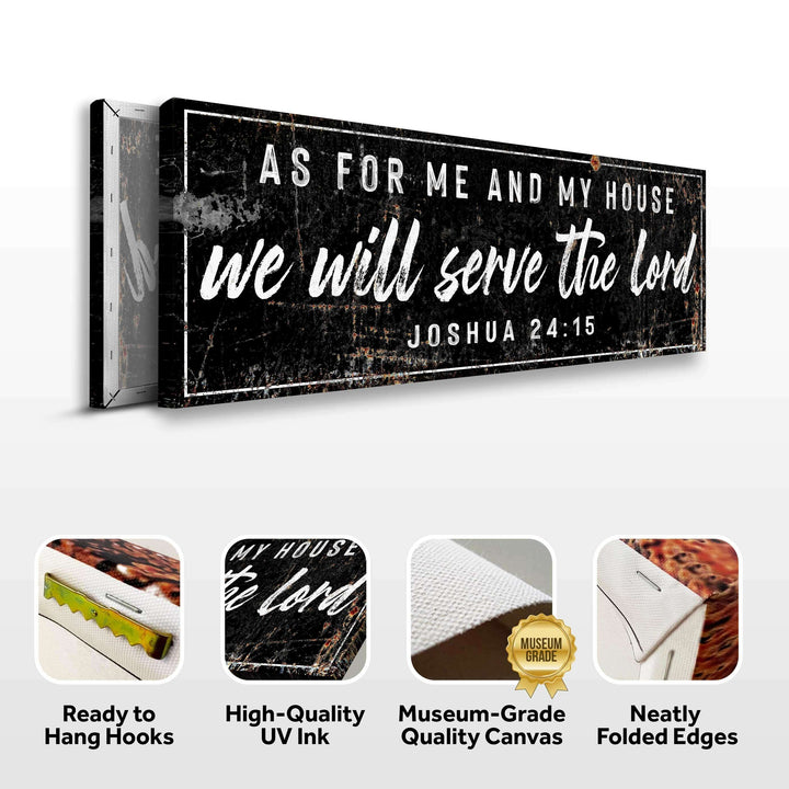 Joshua 24:15 - We Will Serve The Lord Sign VI