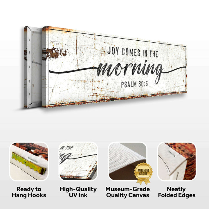 Joy Comes In The Morning Faith Sign