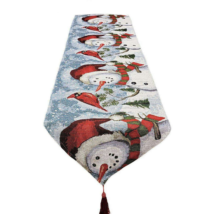Joyful Snowmen Christmas Table Runner F07M5-8E