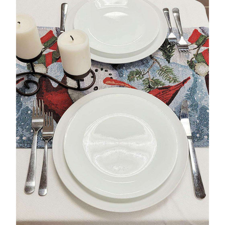 Joyful Snowmen Christmas Table Runner F07M5-8E