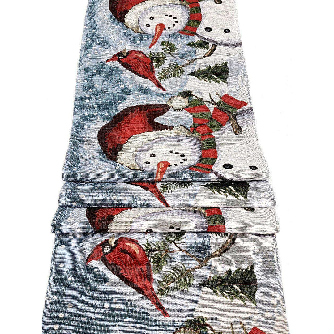 Joyful Snowmen Christmas Table Runner F07M5-8E