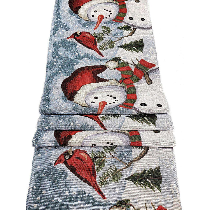 Joyful Snowmen Christmas Table Runner F07M5-8E