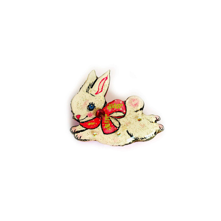 Jumping Layla Bunny Brooch