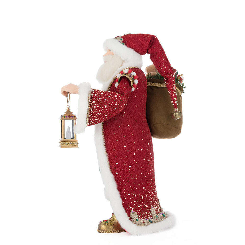 King Christopher Claus with Lantern Tabletop by Katherine's Collection image 3