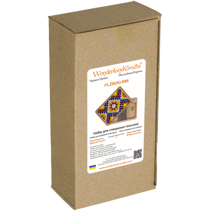 Bead Embroidery Kit for creating a needle box FLZB(N)-096