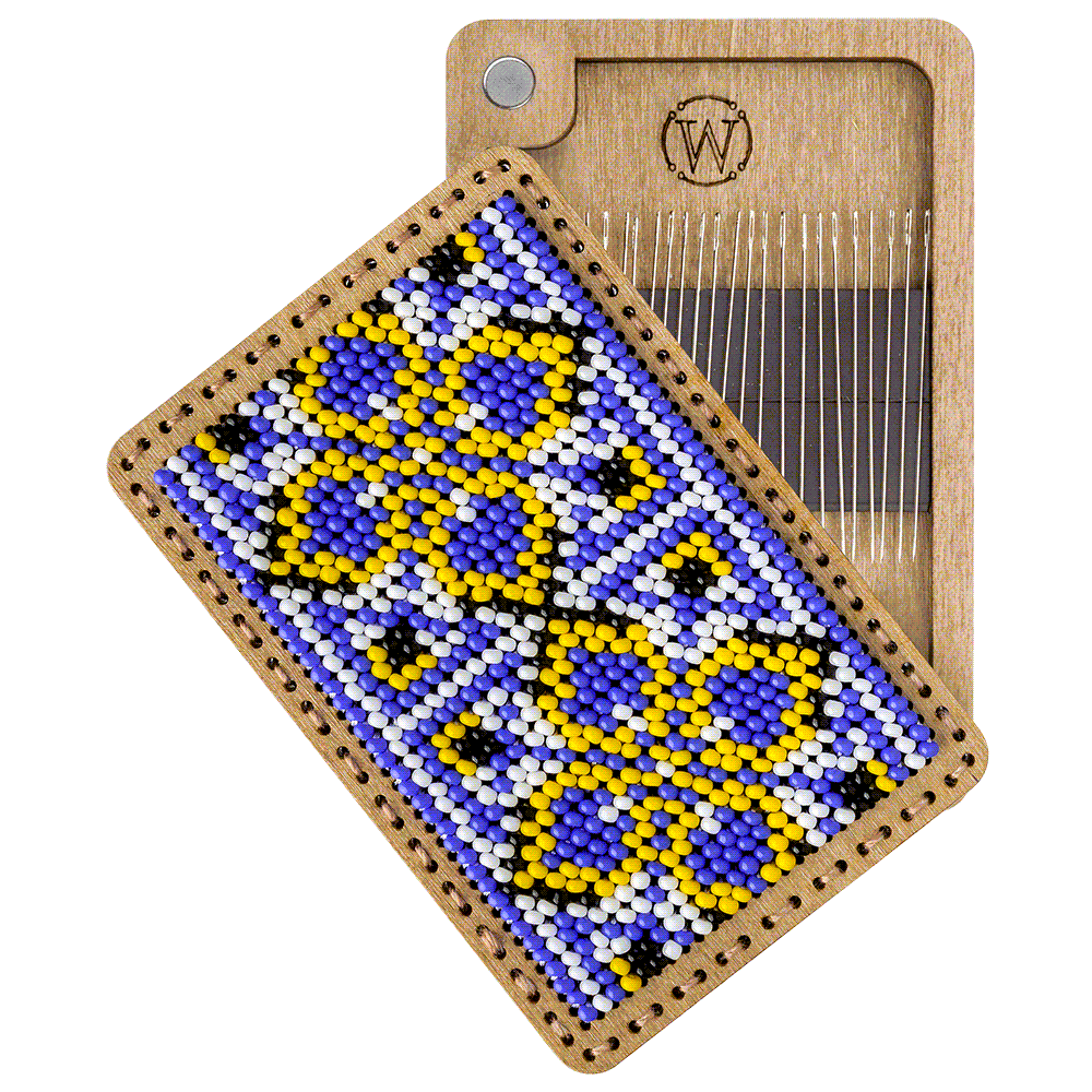 Bead Embroidery Kit for creating a needle box FLZB(N)-099