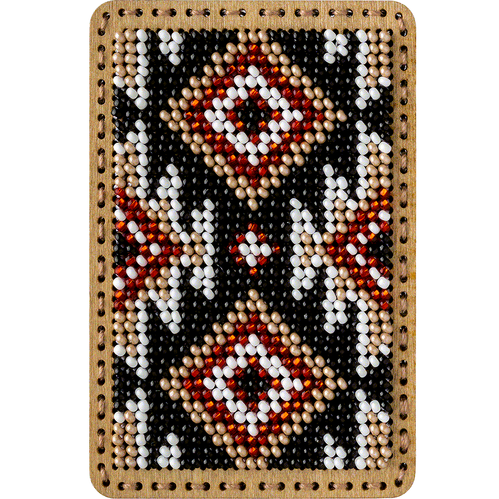 Bead Embroidery Kit for creating a pin cushion FLZB(N)-091