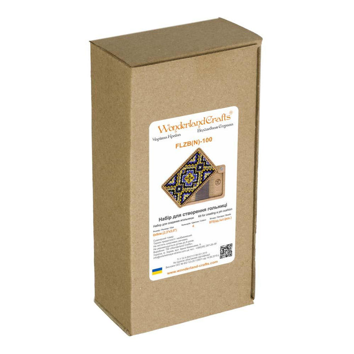 Bead Embroidery Kit for creating a pin cushion FLZB(N)-100