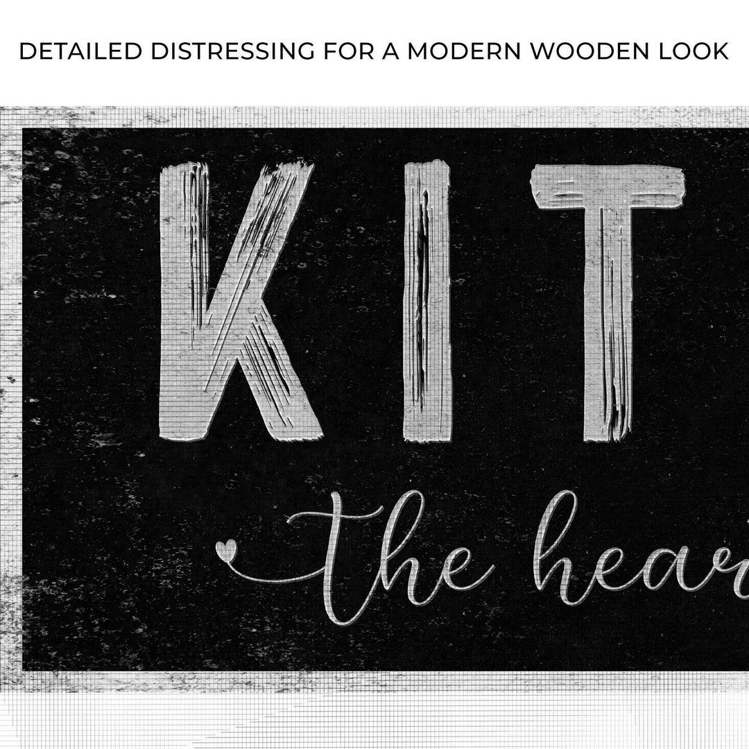 Kitchen Is The Heart Of The Home Sign III