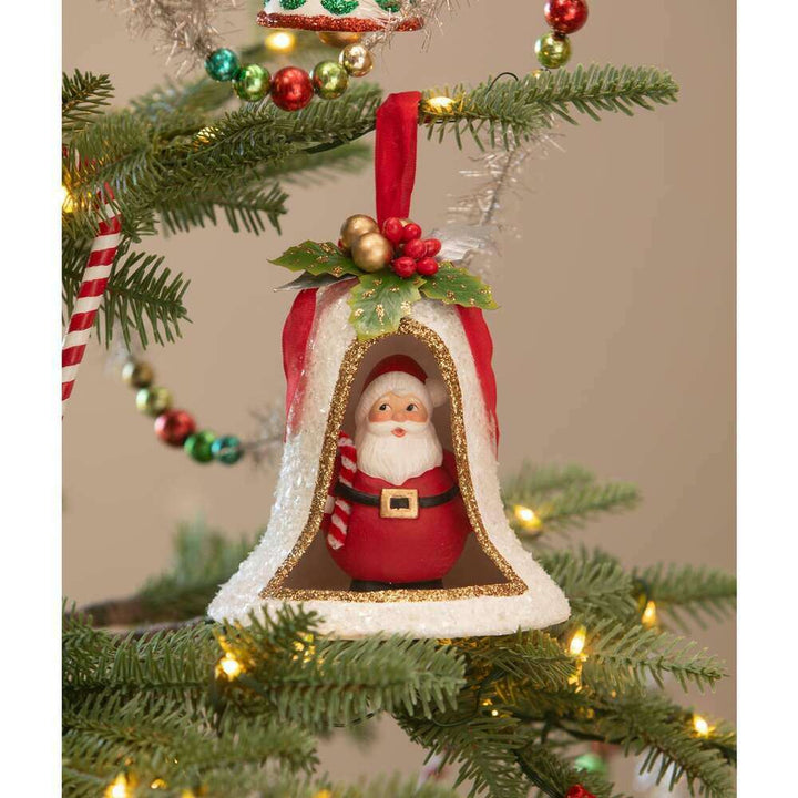 Kitschmas Santa in Bell | Bethany Lowe | Christmas Decor – view 5