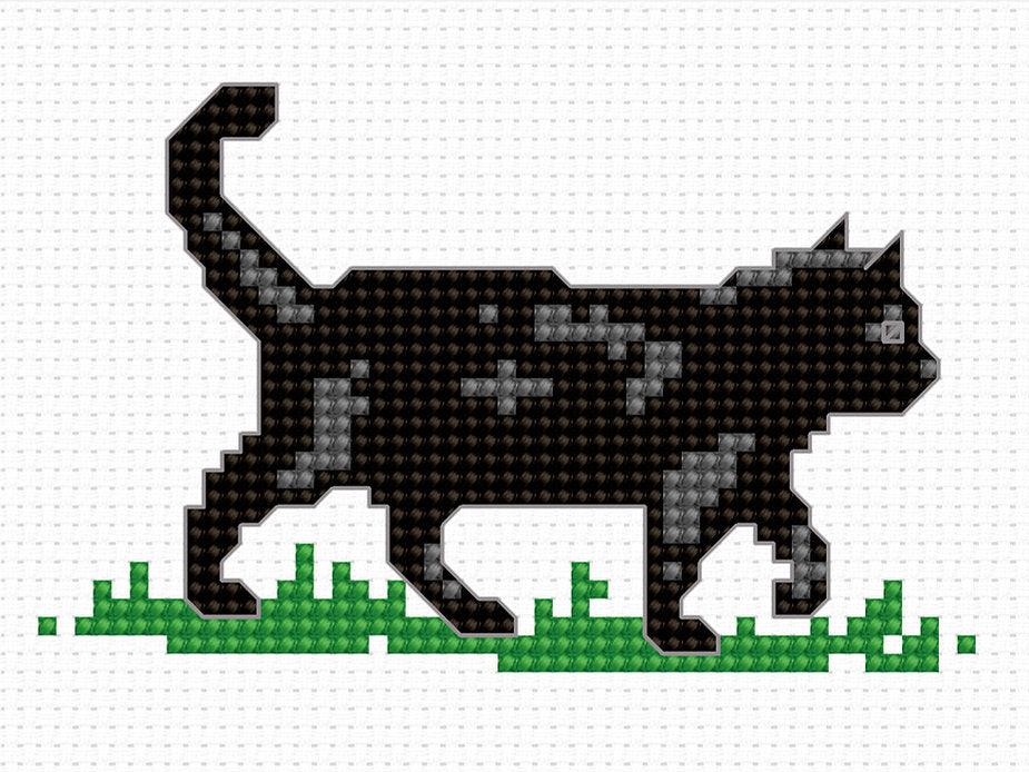 Kitten B034L Counted Cross-Stitch Kit