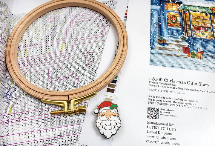 Christmas Gifts Shop L8109 Counted Cross Stitch Kit