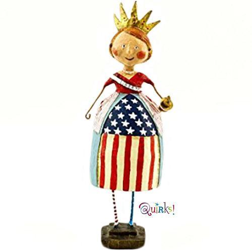 Lady Liberty Patriotic Lori Mitchell Collectible Figurine - Quirks!