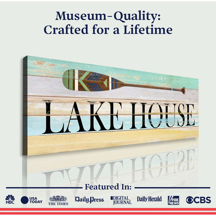 Lake House Coastal Sign