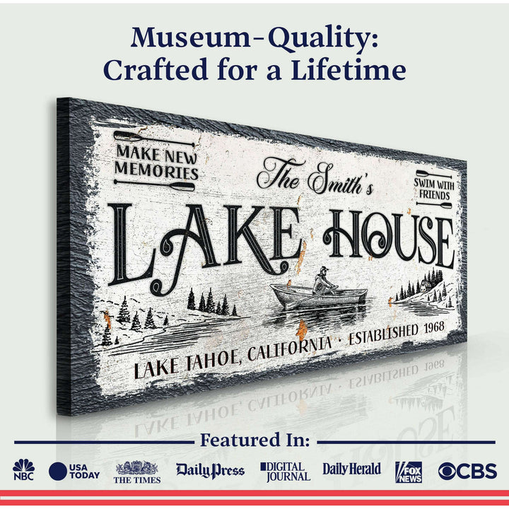 Lake House Sign IX
