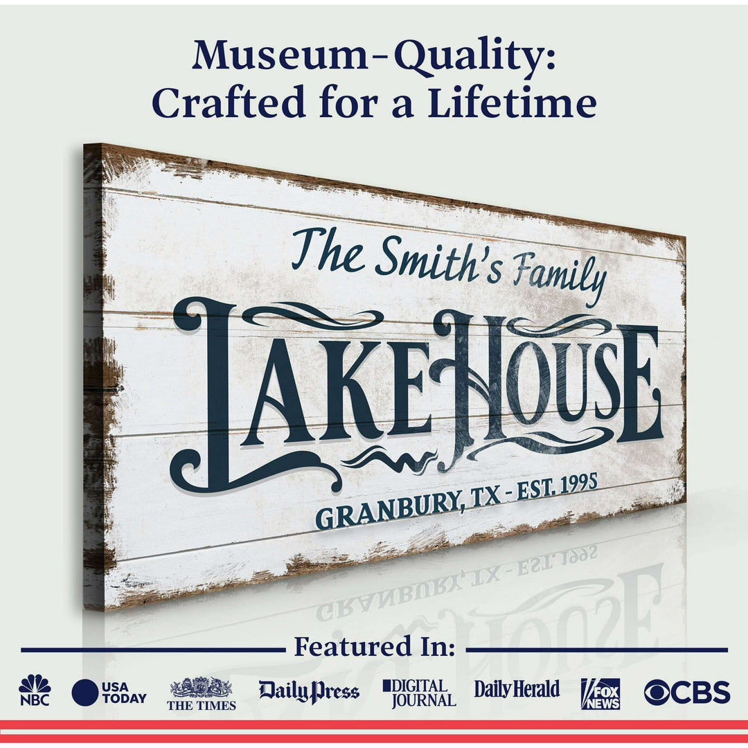 Lake House Sign VII