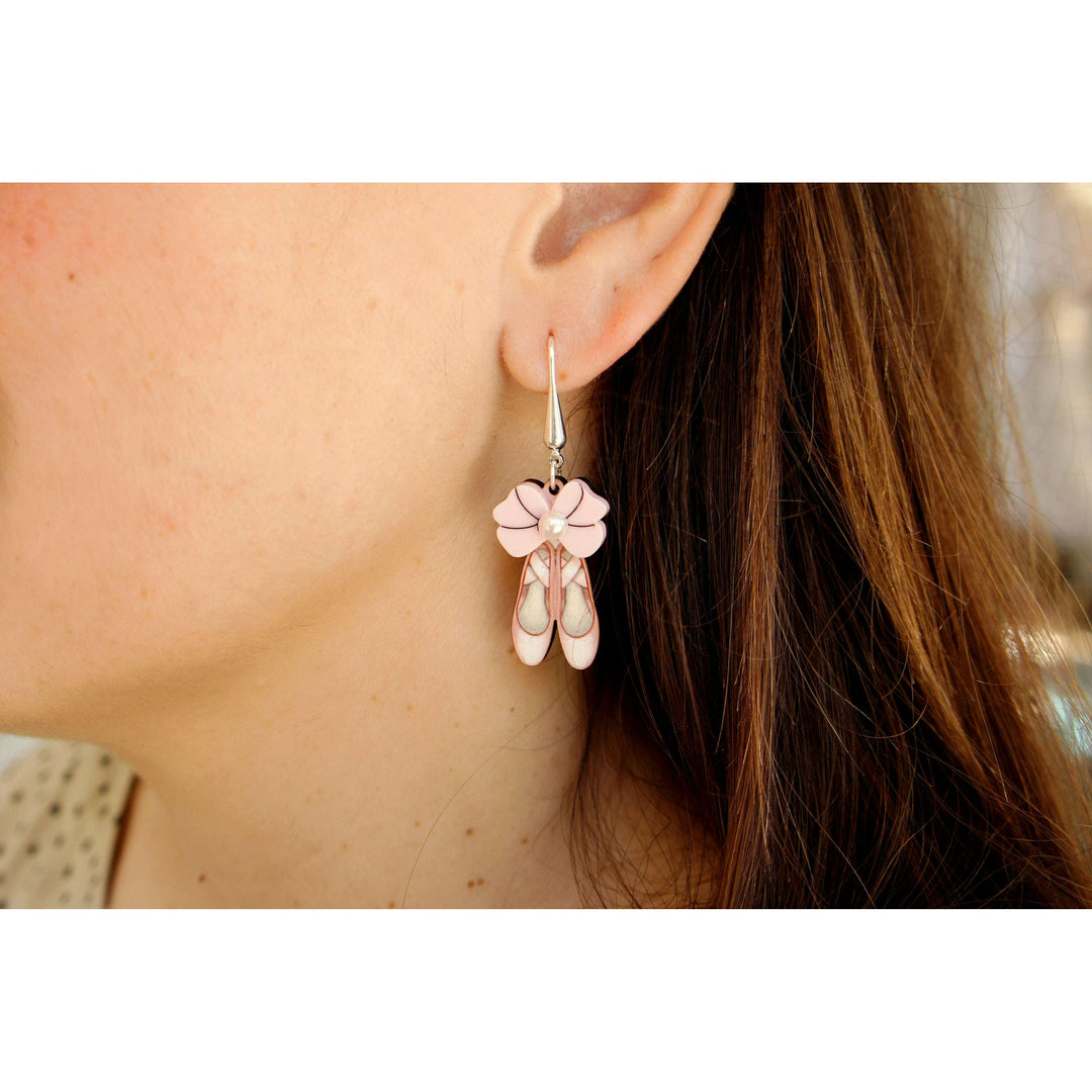 Ballet Shoes Earrings by Laliblue