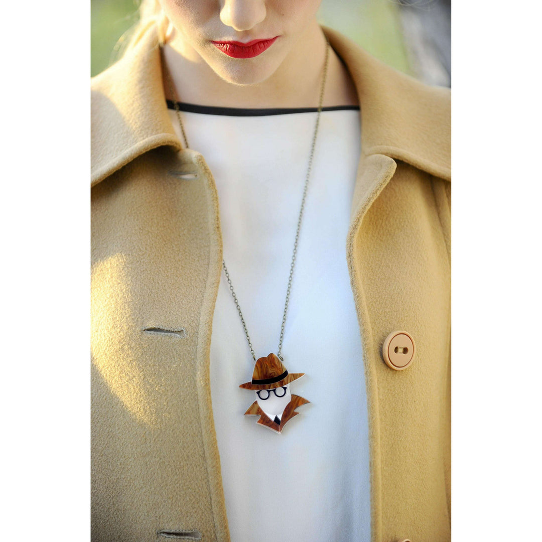 Invisible Man Brooch by Laliblue