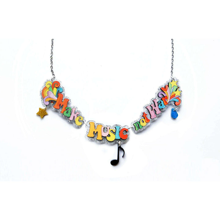 Make Art Not War Necklace