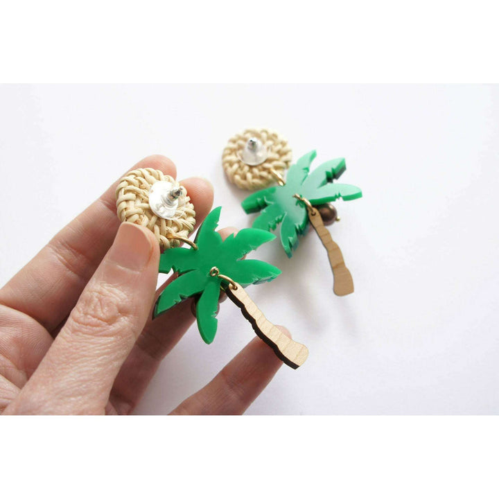 Palm Tree Earrings