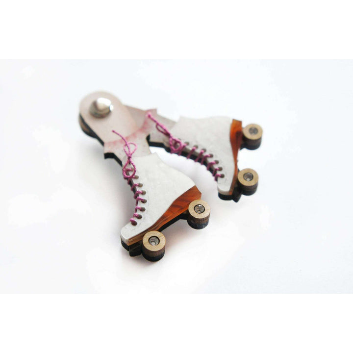 Roller Skates Brooch by Laliblue