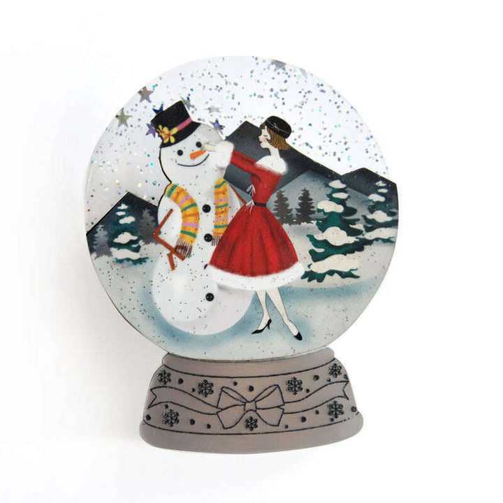 Snowy City Brooch by Laliblue