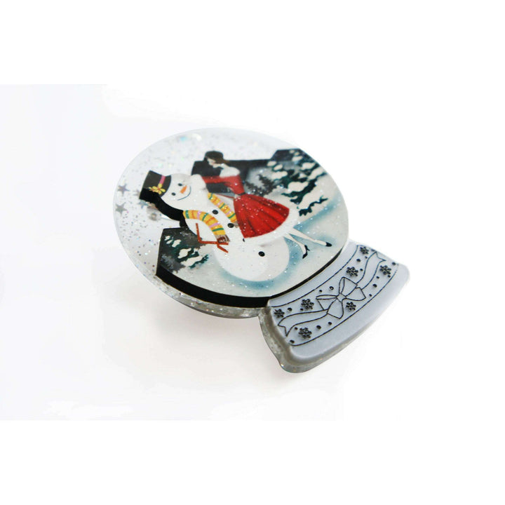 Snowy City Brooch by Laliblue