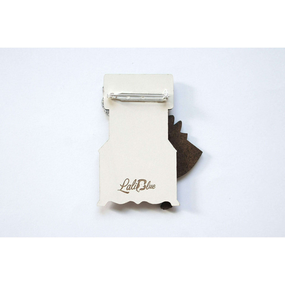 Tea Pin Up Brooch by Laliblue