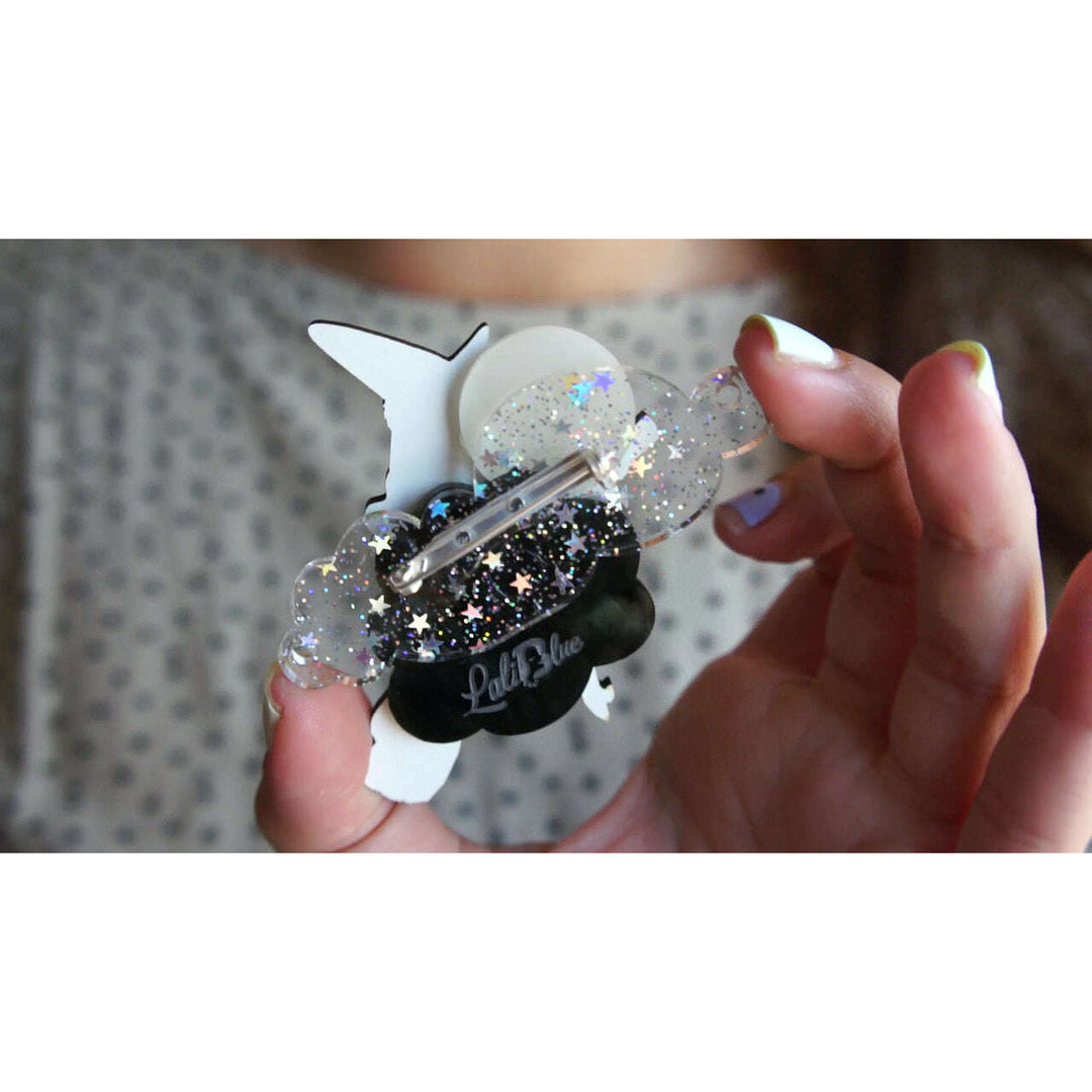 Witch Convertible Necklace-Brooch by Laliblue