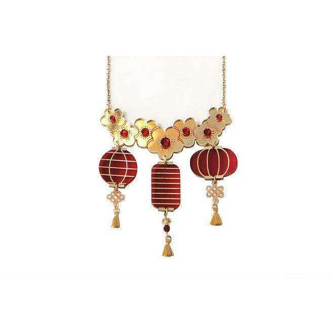 Lantern Party Necklace by LaliBlue - Quirks!