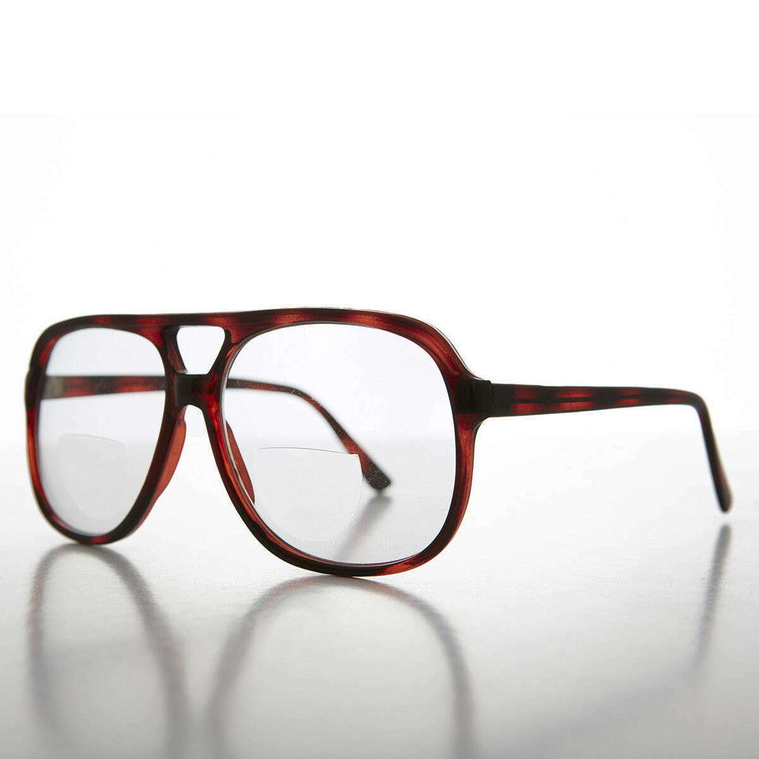 Large Bifocal Aviator Reading Glasses - Ross