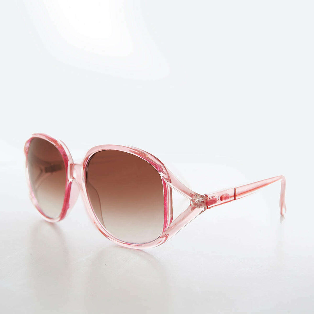 Large Round Oversized Women's Boho Vintage Sunglasses - Grace