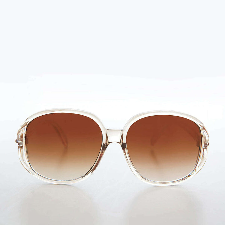 Large Round Oversized Women's Boho Vintage Sunglasses - Grace
